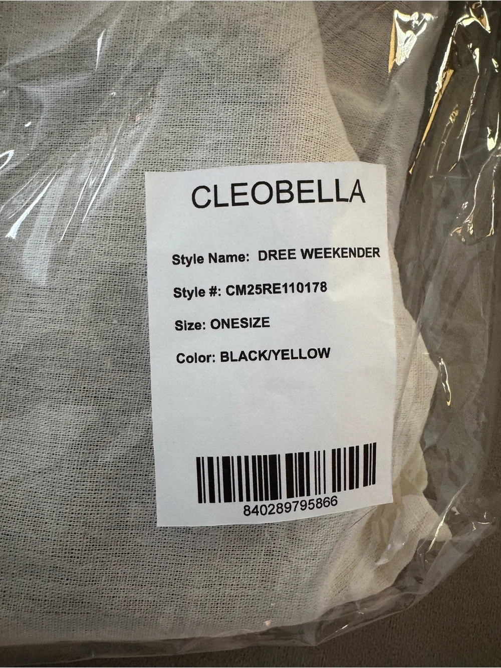 NWT Cleobella Leather Travel Carry On Snake Dree Weekender Bag in Yellow - Picture 10 of 11